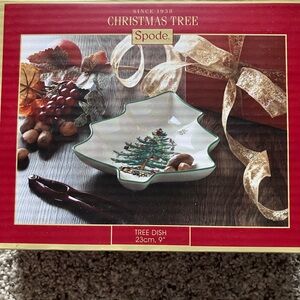 Spode Christmas Tree Dish 9”